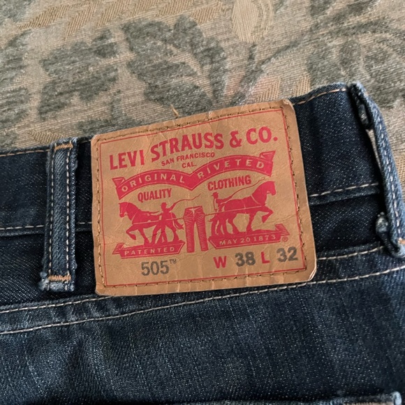 Levi’s 505 Men’s Jeans waist 38 X 33 Firm Price - Picture 11 of 16